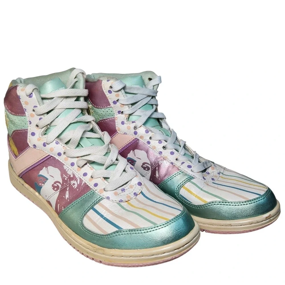 PONY x NEFF City Wings Cosmo Sneakers Womens 8.5 Retro 80s Limited‎ Rare VTG Y2K